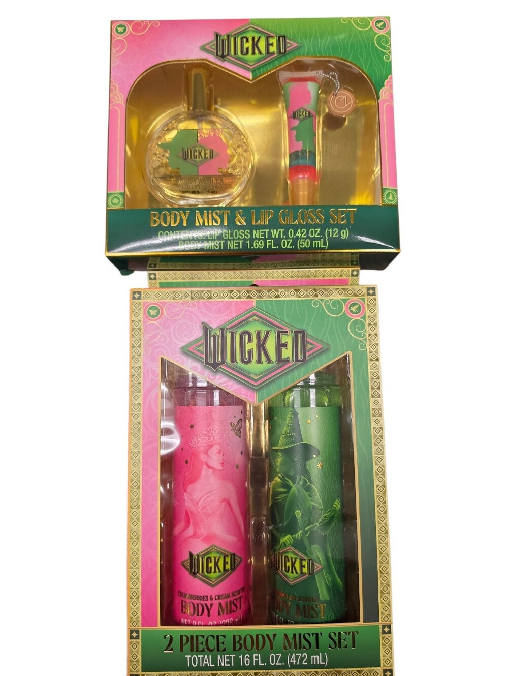 Wicked 2piece Body Mist& Body Mist Lip Gloss Set